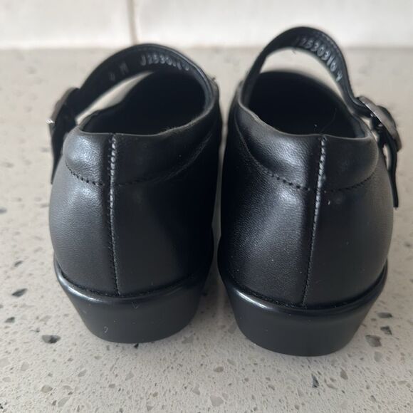 SAS Black Classic Leather Mary Jane Shoes Comfortable Women’s Size 4 Made in USA - Picture 4 of 12